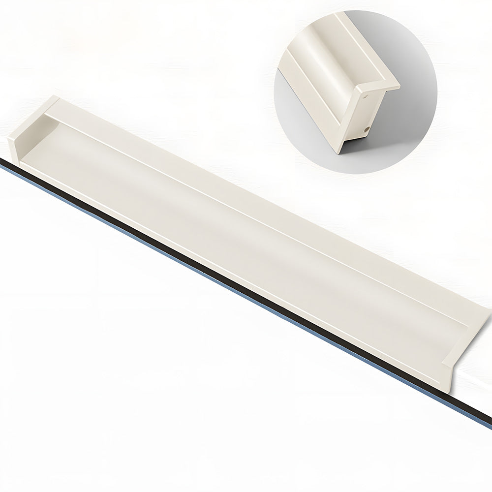 Minimalist Aluminum Alloy Hidden Kitchen Cupboard Finger Pulls