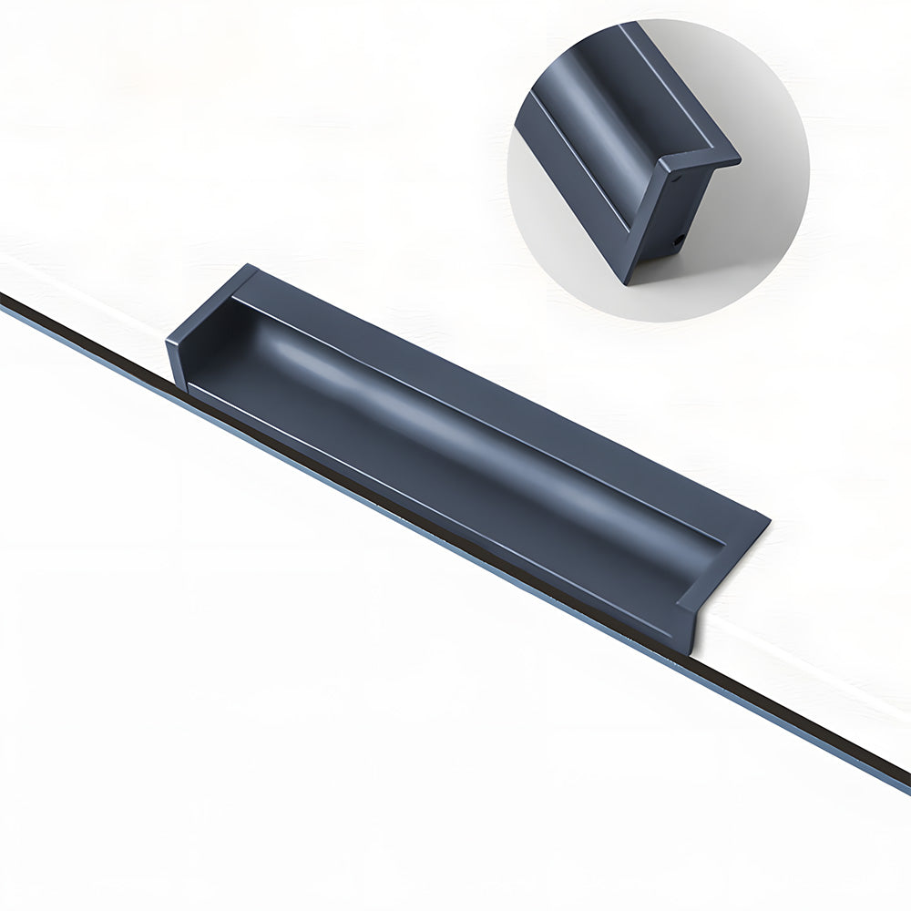 Minimalist Aluminum Alloy Hidden Kitchen Cupboard Finger Pulls