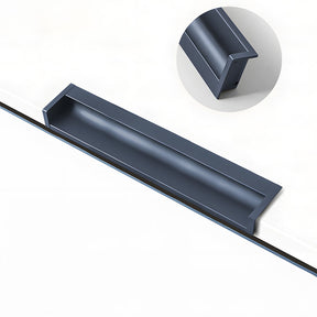 Minimalist Aluminum Alloy Hidden Kitchen Cupboard Finger Pulls
