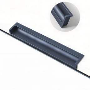 Minimalist Aluminum Alloy Hidden Kitchen Cupboard Finger Pulls