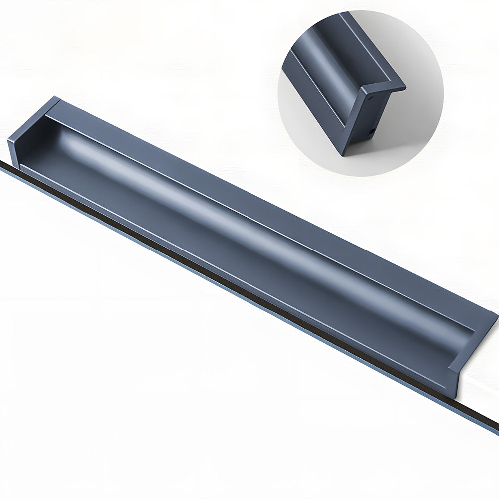 Minimalist Aluminum Alloy Hidden Kitchen Cupboard Finger Pulls