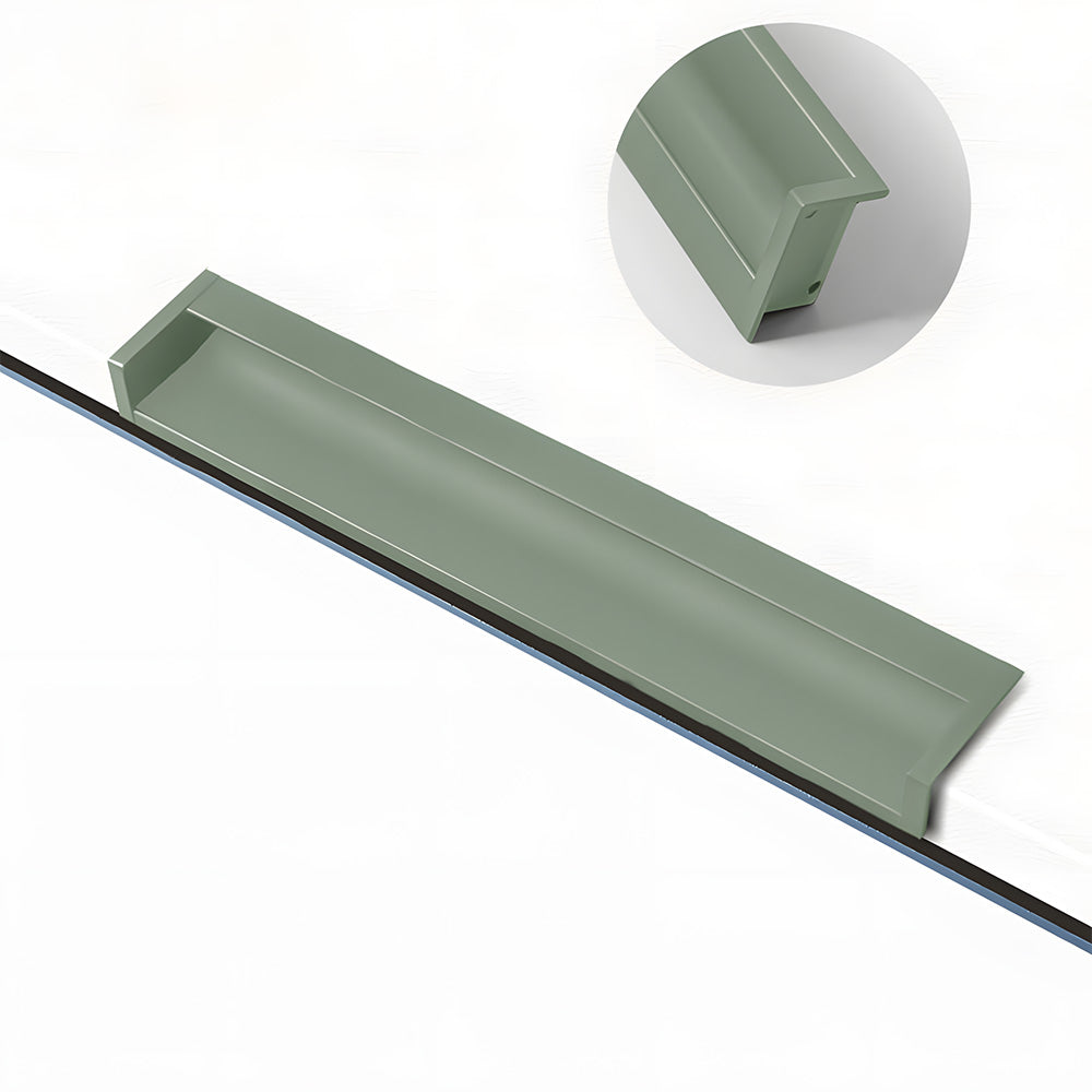 Minimalist Aluminum Alloy Hidden Kitchen Cupboard Finger Pulls