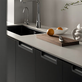 Minimalist Aluminum Alloy Hidden Kitchen Cupboard Finger Pulls