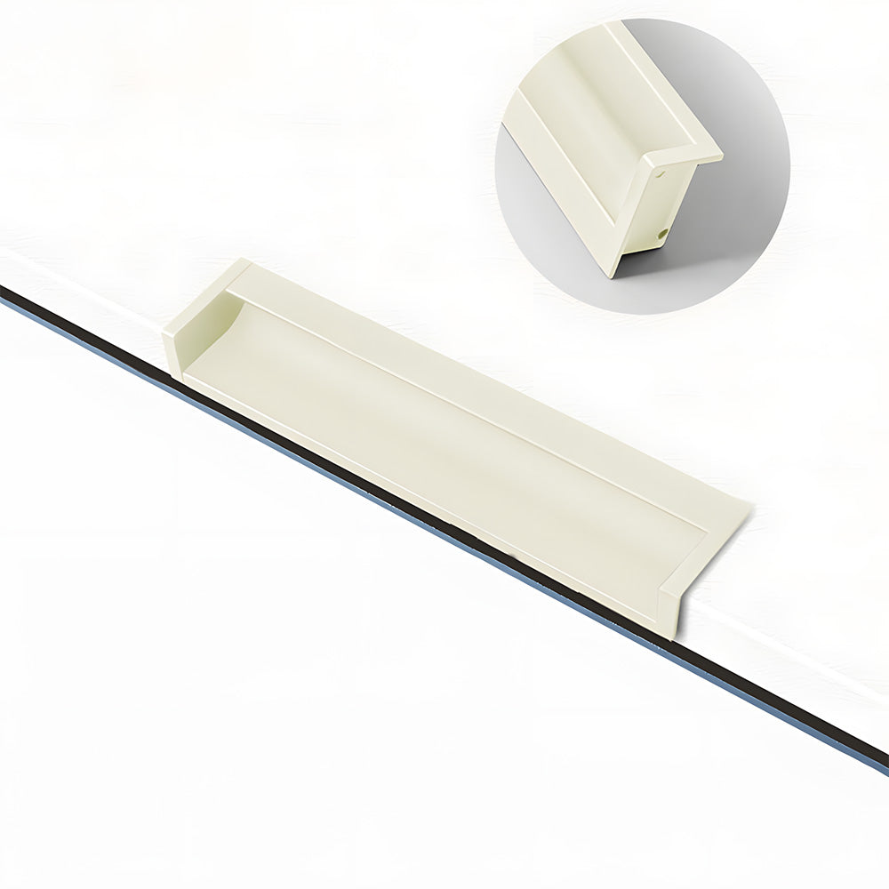 Minimalist Aluminum Alloy Hidden Kitchen Cupboard Finger Pulls