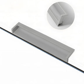 Minimalist Aluminum Alloy Hidden Kitchen Cupboard Finger Pulls