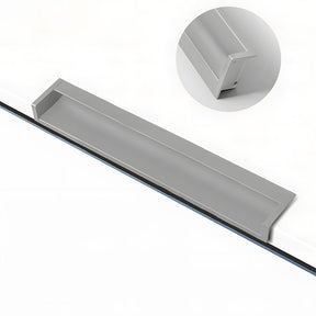 Minimalist Aluminum Alloy Hidden Kitchen Cupboard Finger Pulls