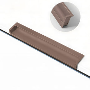 Minimalist Aluminum Alloy Hidden Kitchen Cupboard Finger Pulls