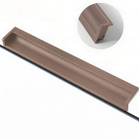 Minimalist Aluminum Alloy Hidden Kitchen Cupboard Finger Pulls