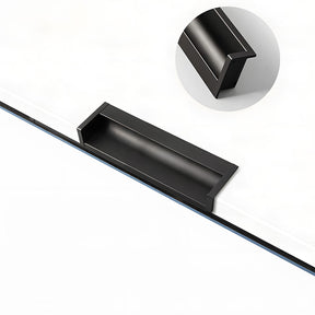 Minimalist Aluminum Alloy Hidden Kitchen Cupboard Finger Pulls