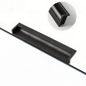 Minimalist Aluminum Alloy Hidden Kitchen Cupboard Finger Pulls