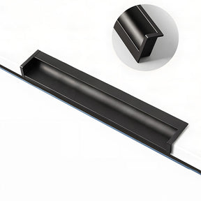 Minimalist Aluminum Alloy Hidden Kitchen Cupboard Finger Pulls