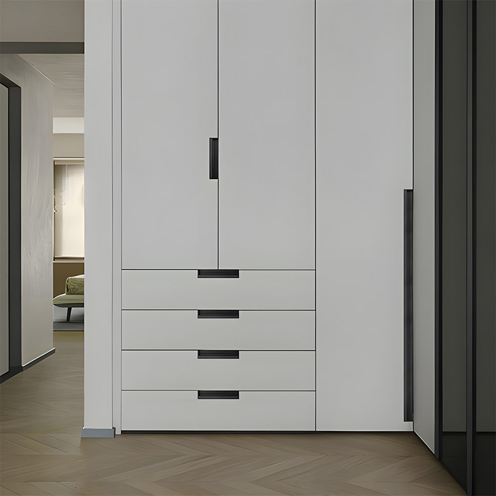 Minimalist Aluminum Alloy Hidden Kitchen Cupboard Finger Pulls