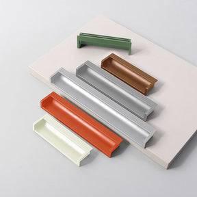 Minimalist Aluminum Alloy Hidden Kitchen Cupboard Finger Pulls