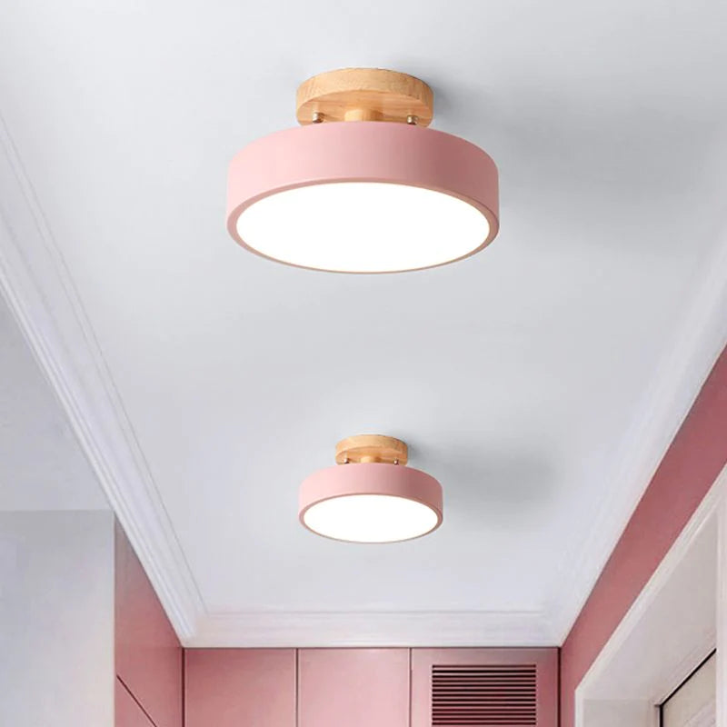 Colorful Semi-flush LED Ceiling Lights