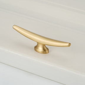 Gold Brass Furniture Hardware Single Hole Knobs