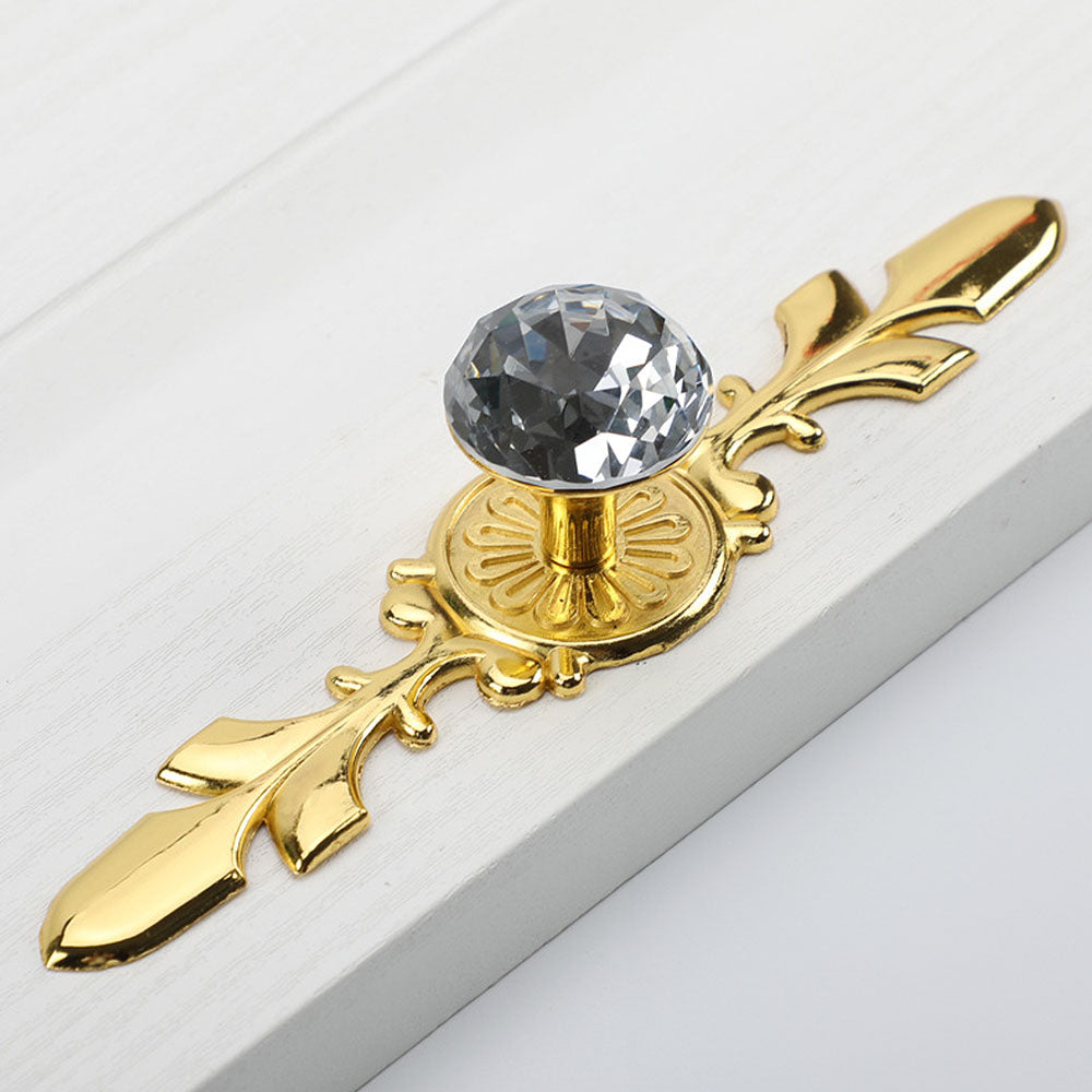 Modern Crystal Decorative Drawer Pulls