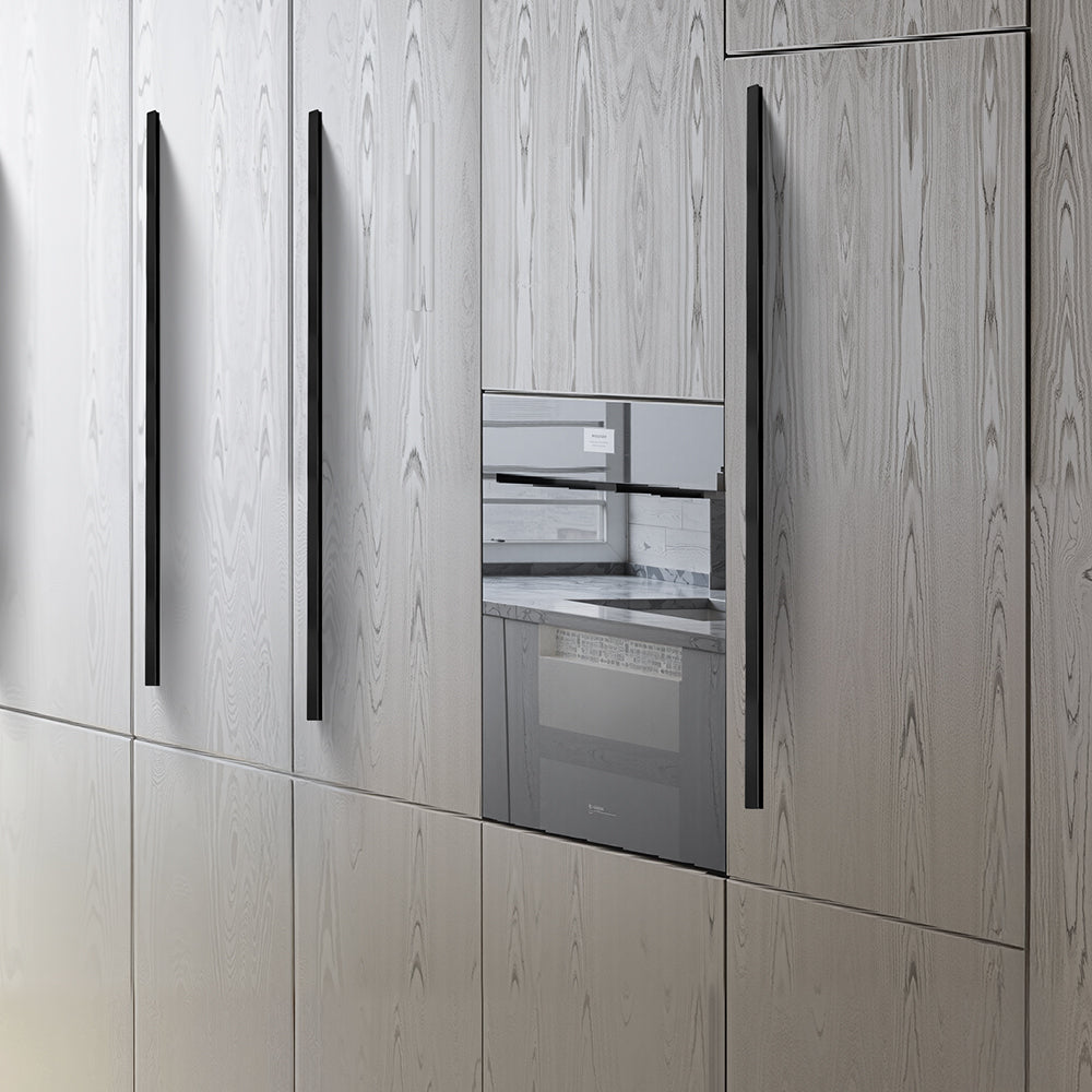 Classic Black Rectangle Kitchen Hardware Drawer Handles