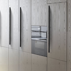 Classic Black Rectangle Kitchen Hardware Drawer Handles