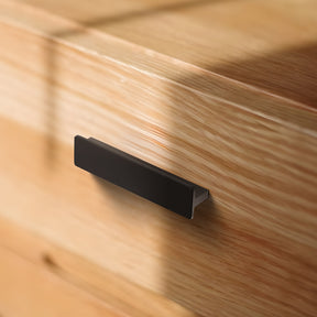Classic Black Rectangle Kitchen Hardware Drawer Handles