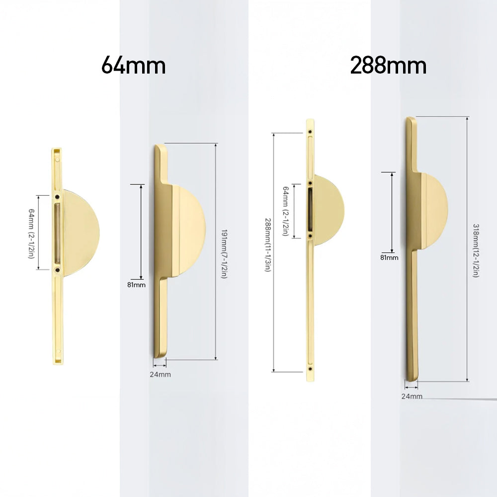 Unique Semicircle Cabinet Handles
