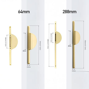 Unique Semicircle Cabinet Handles