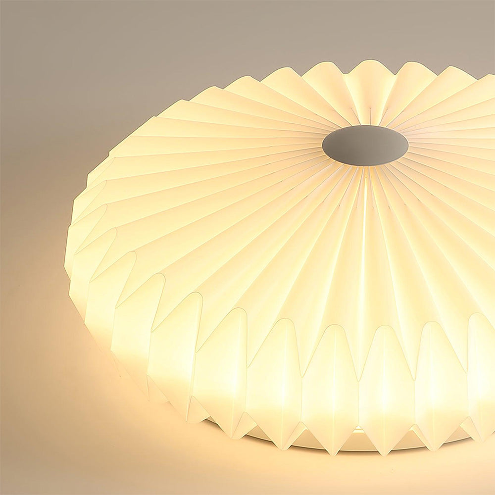 Creative Cloud Shape LED Pleated Origami Ceiling Light