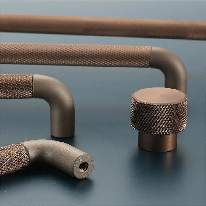 Long Cupboard Bar Knurled Handles