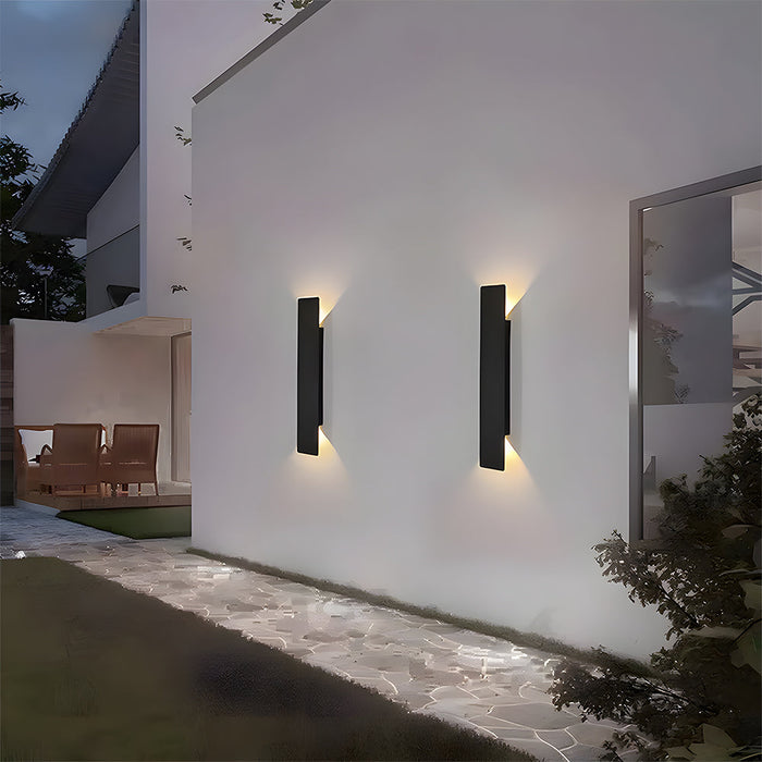 Modern brass outdoor wall lights by Goldenwarm