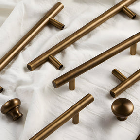 Luxury Simple Brass Drawer Pulls Cabinet Handles