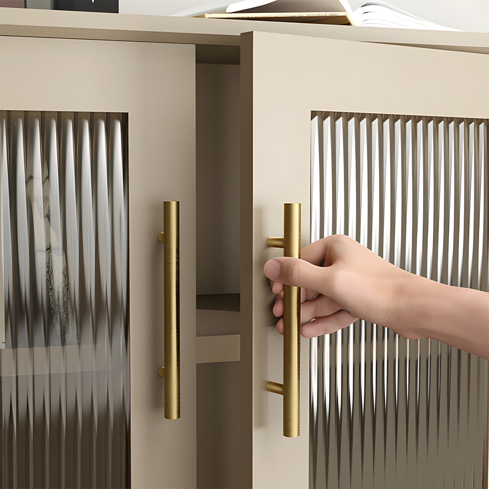 Luxury Simple Brass Drawer Pulls Cabinet Handles