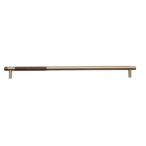 Luxury Brass Walnut T-bar Kitchen Cupboard Handles