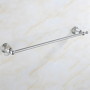 Luxury Crystal Wall Mounted Bathroom Towel Rack Shelf and Rail
