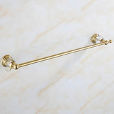 Luxury Crystal Wall Mounted Bathroom Towel Rack Shelf and Rail