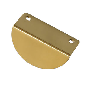 Luxury Fan-Shaped Round Brass Wardrobe Drawer Handles