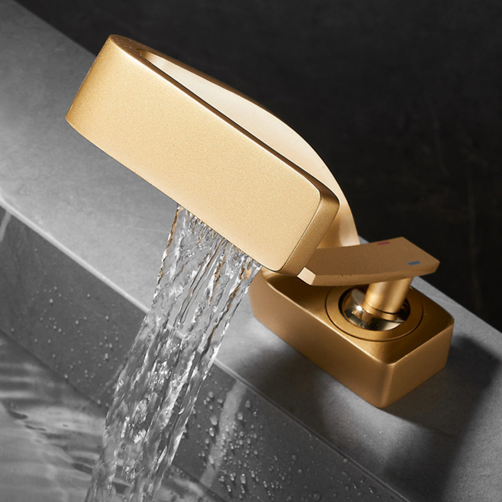 Modern Luxury Waterfall Mono Basin Mixer Tap