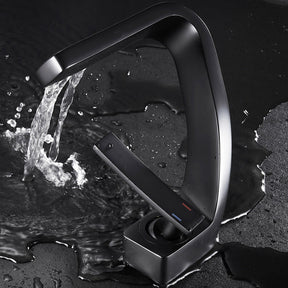 Modern Luxury Waterfall Mono Basin Mixer Tap