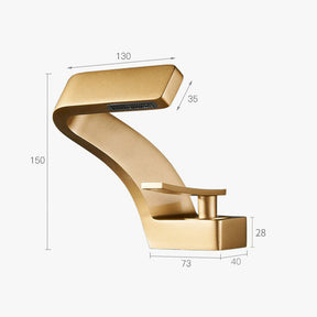 Modern Luxury Waterfall Mono Basin Mixer Tap