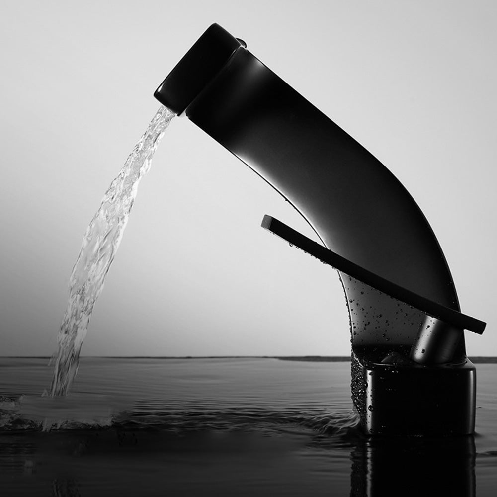 Modern Luxury Waterfall Mono Basin Mixer Tap