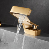 Modern Luxury Waterfall Mono Basin Mixer Tap