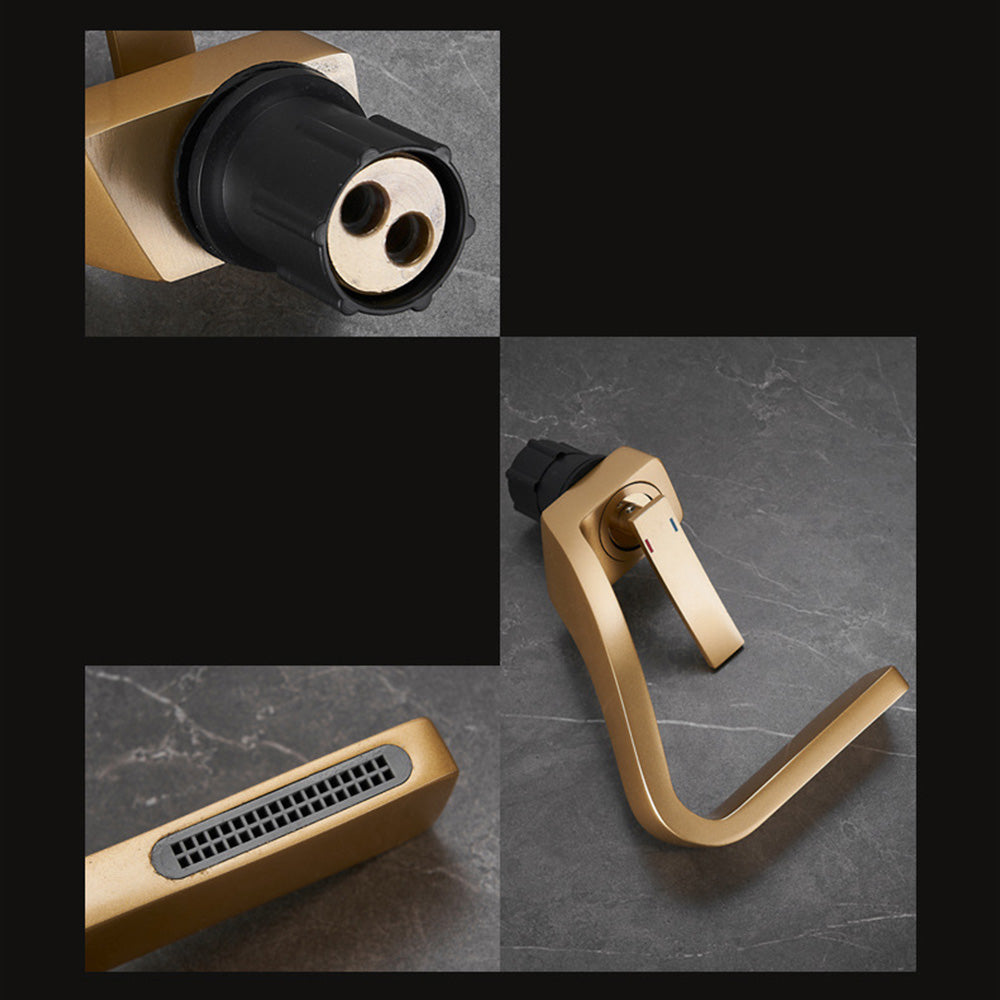 Modern Luxury Waterfall Mono Basin Mixer Tap