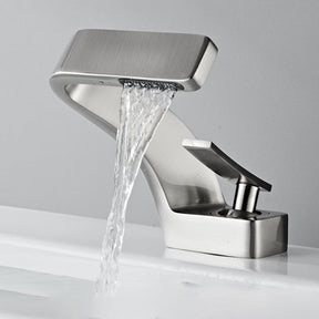 Modern Luxury Waterfall Mono Basin Mixer Tap