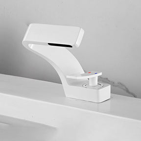 Modern Luxury Waterfall Mono Basin Mixer Tap