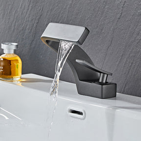 Modern Luxury Waterfall Mono Basin Mixer Tap