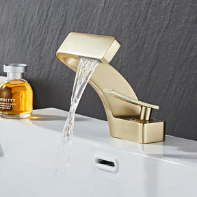 Modern Luxury Waterfall Mono Basin Mixer Tap