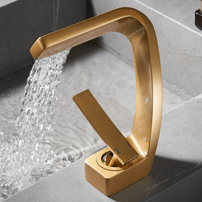 Modern Luxury Waterfall Mono Basin Mixer Tap