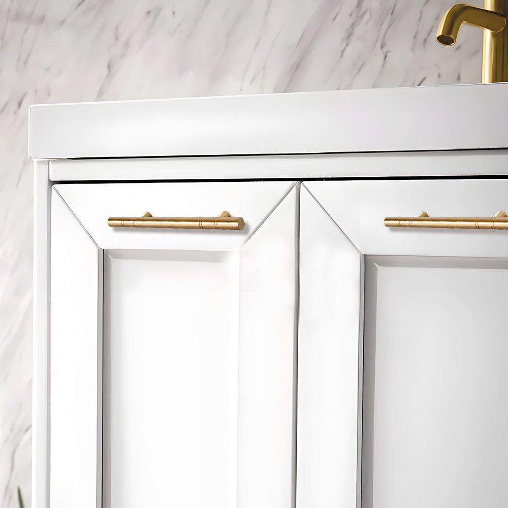 Luxurious Gold Brass Kitchen Cabinet Handle And Knobs