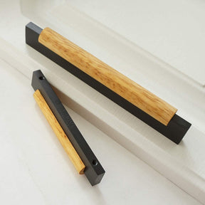 1 Pack Simple Wood Cabinet Kitchen Pull Handle