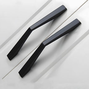 Simple Stylish Black Wardrobe Drawer Handles