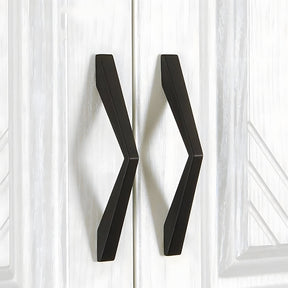 Simple Stylish Black Wardrobe Drawer Handles