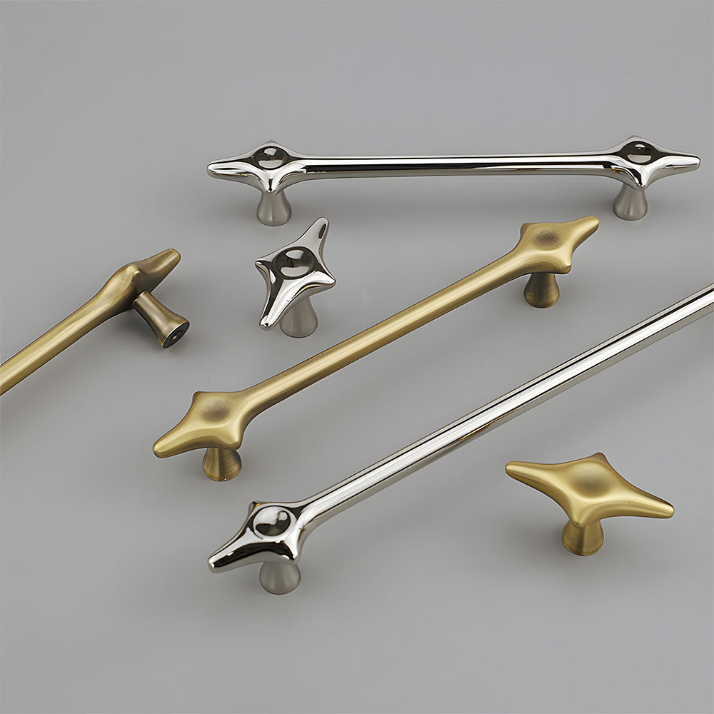 Decorative Starburst Solid Cupboard Handles & Knobs